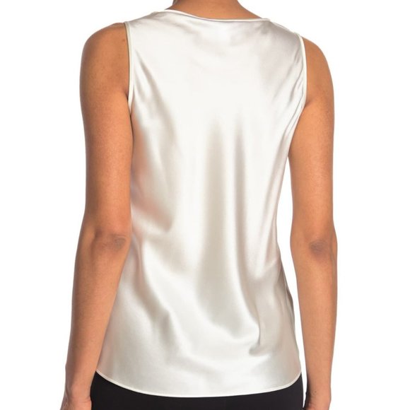 NEW Boss Hugo Boss Women Inolea Silk Blend Scoop Neck Dressy Tank Top Blouse - Picture 2 of 4